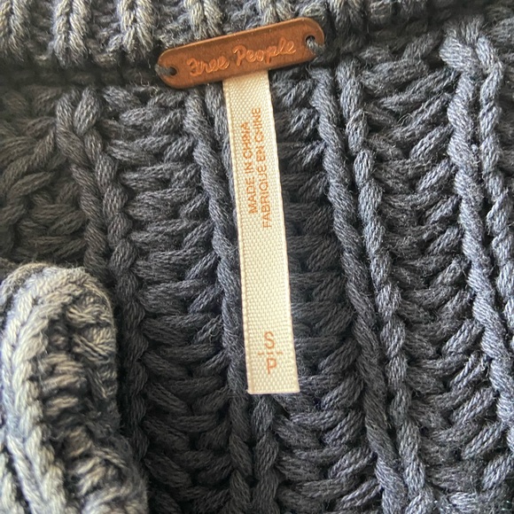 Free People Blue Knit Sweater - Picture 2 of 3